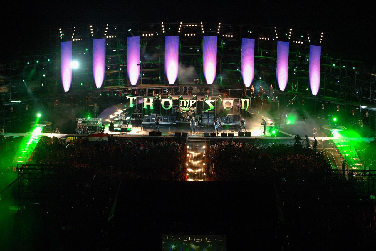 Zagreb: Thompsonov koncert na stadionu Maksimir