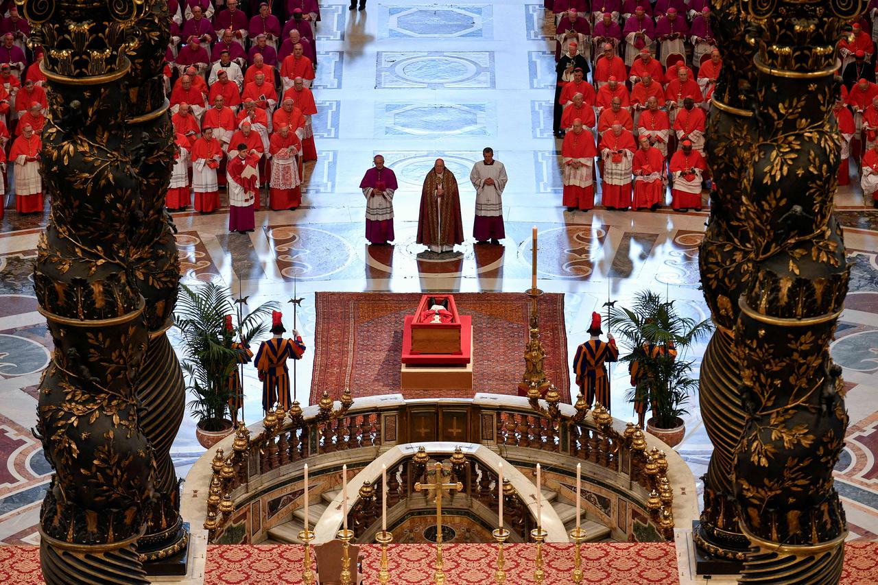 Pope Francis' coffin is transferred to St. Peter's Basilica