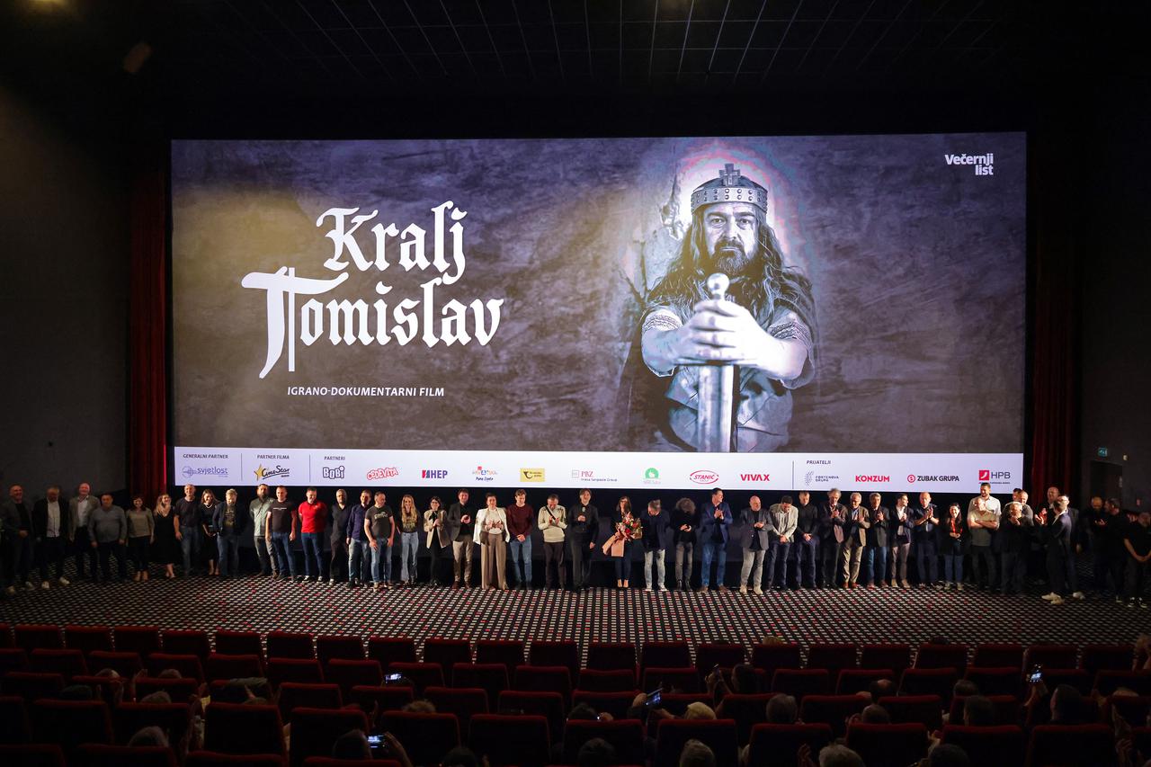 Zagreb: Premijera filma Večernjeg lista "Kralj Tomislav"