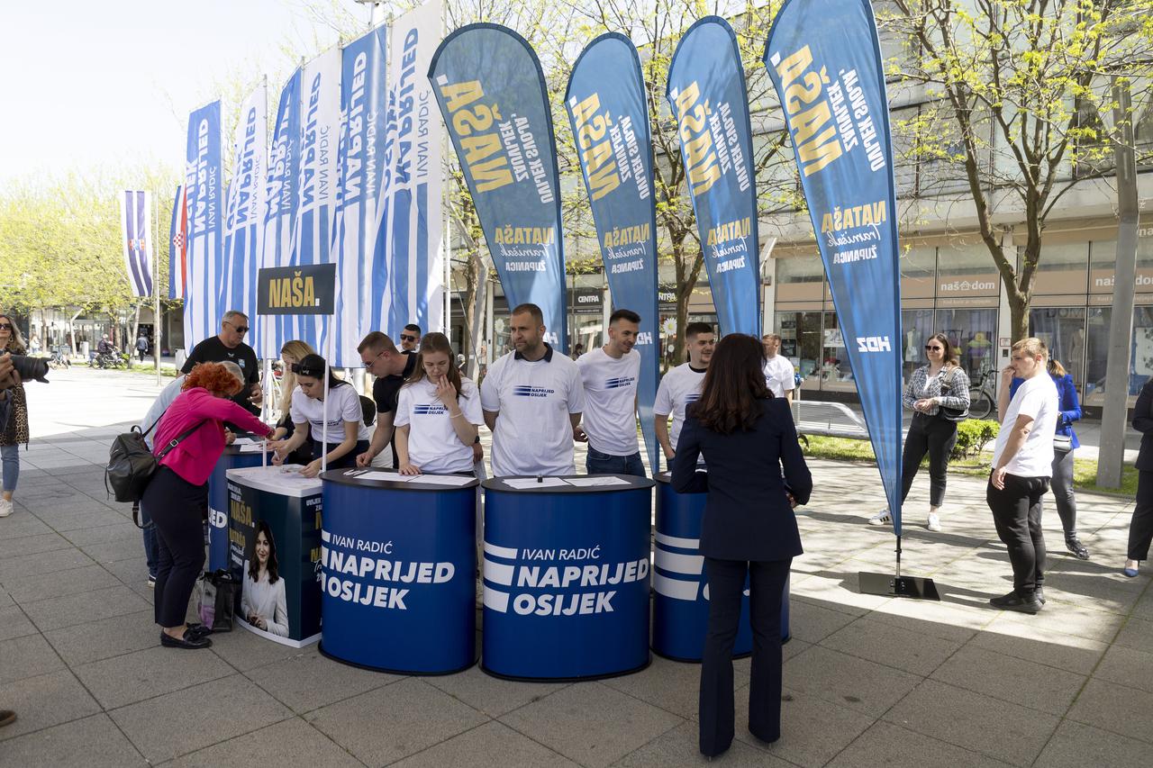 Početak prikupljanja potpisa podrške kandidaturi Ivana Radića za gradonačelnika Grada Osijeka