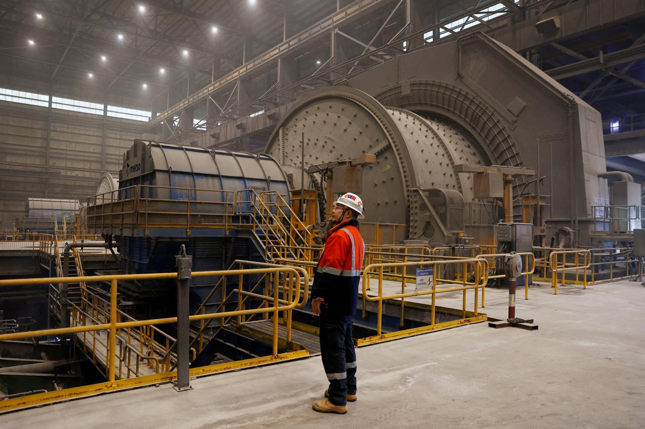 FILE PHOTO: Oyu Tolgoi mine in Mongolia