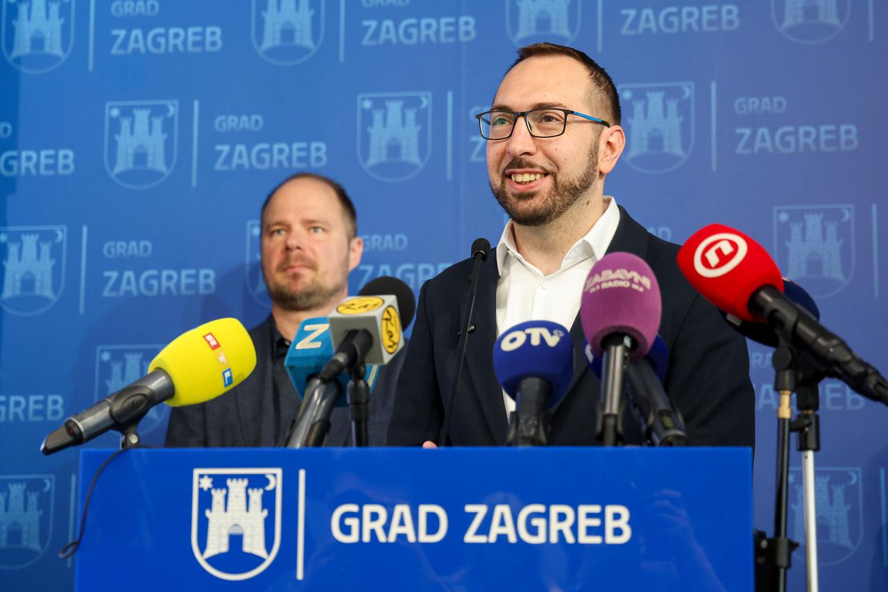 Zagreb: Tomislav Tomašević održao je konferenciju za medije 