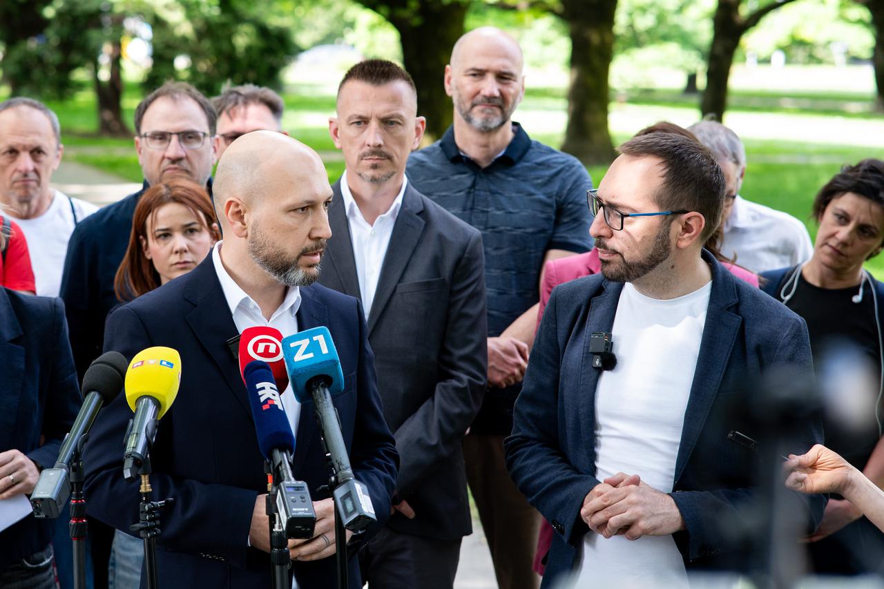 Zagreb: Gradonačelnik Tomislav Tomašević održao konferenciju za medije 
