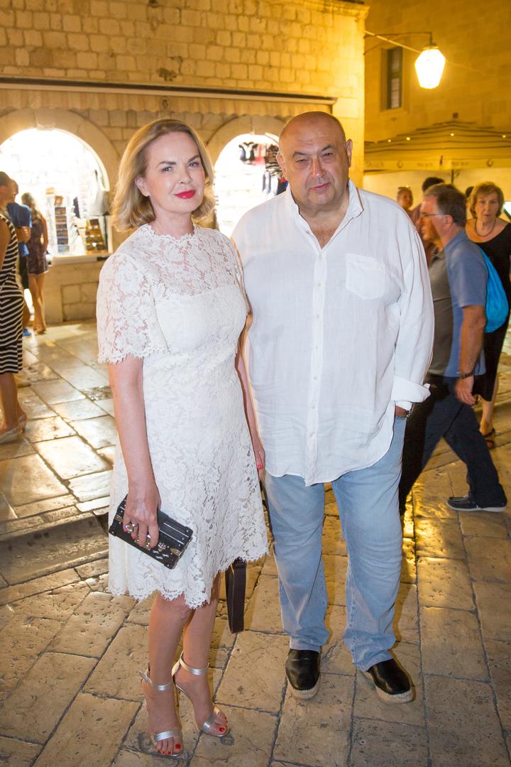 09.08.2016., Knezev dvor, Dubrovnik - Ivo Pogorelic nastupio u sklopu glazbenog programa 67. Dubrovackih ljetnih Igara u atriju Knezeva dvora. Jadranka Slokovic, Cedo Prodanovic. "nPhoto: Grgo Jelavic/PIXSELL 