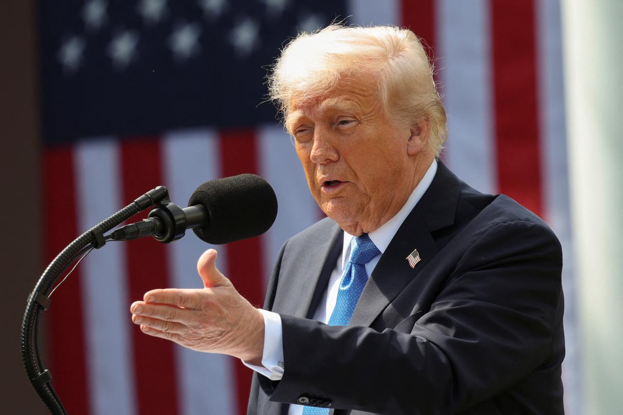 U.S. President Trump and first lady Melania Trump hold a signing ceremony for the Take it Down Act, in Washington