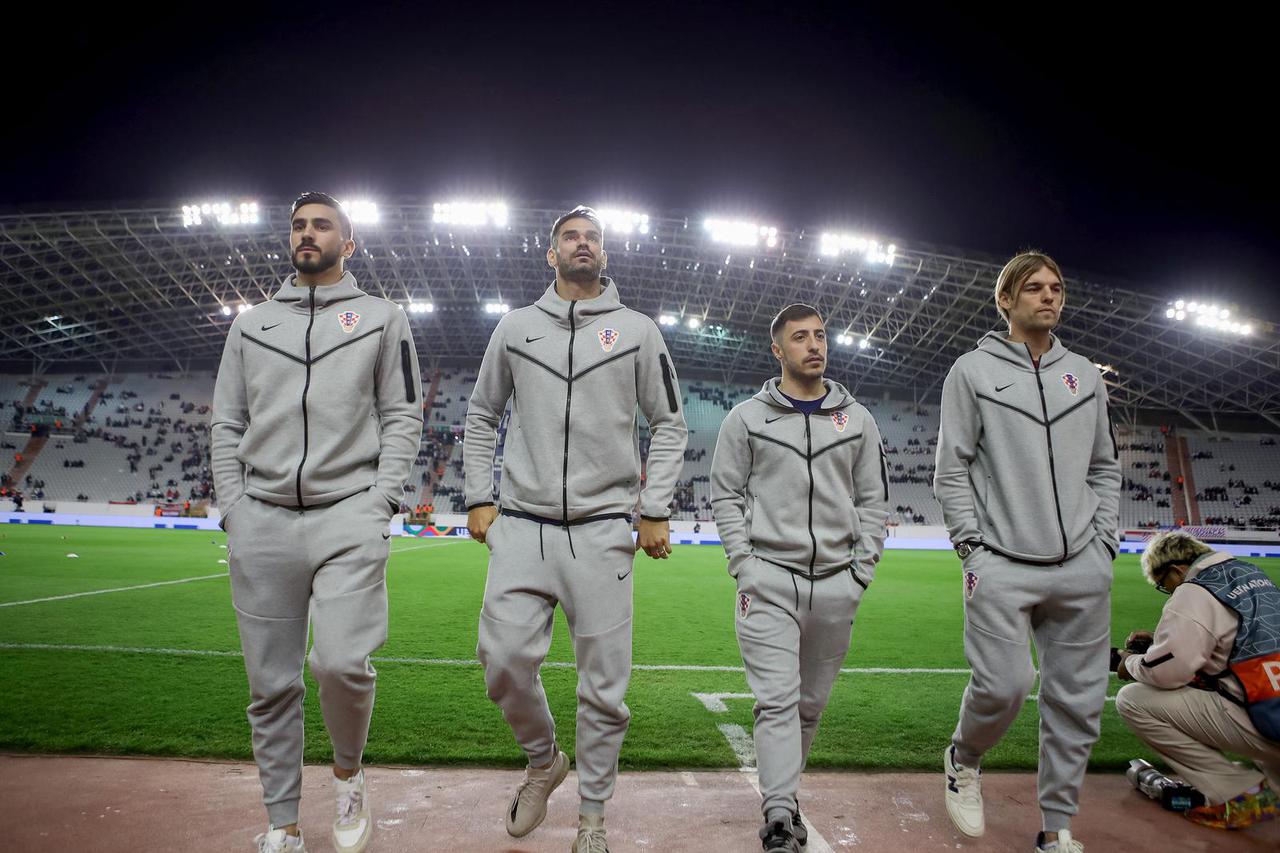 Prva utakmica četvrtfinala UEFA Lige nacija između Hrvatske i Francuske, obilazak stadiona 