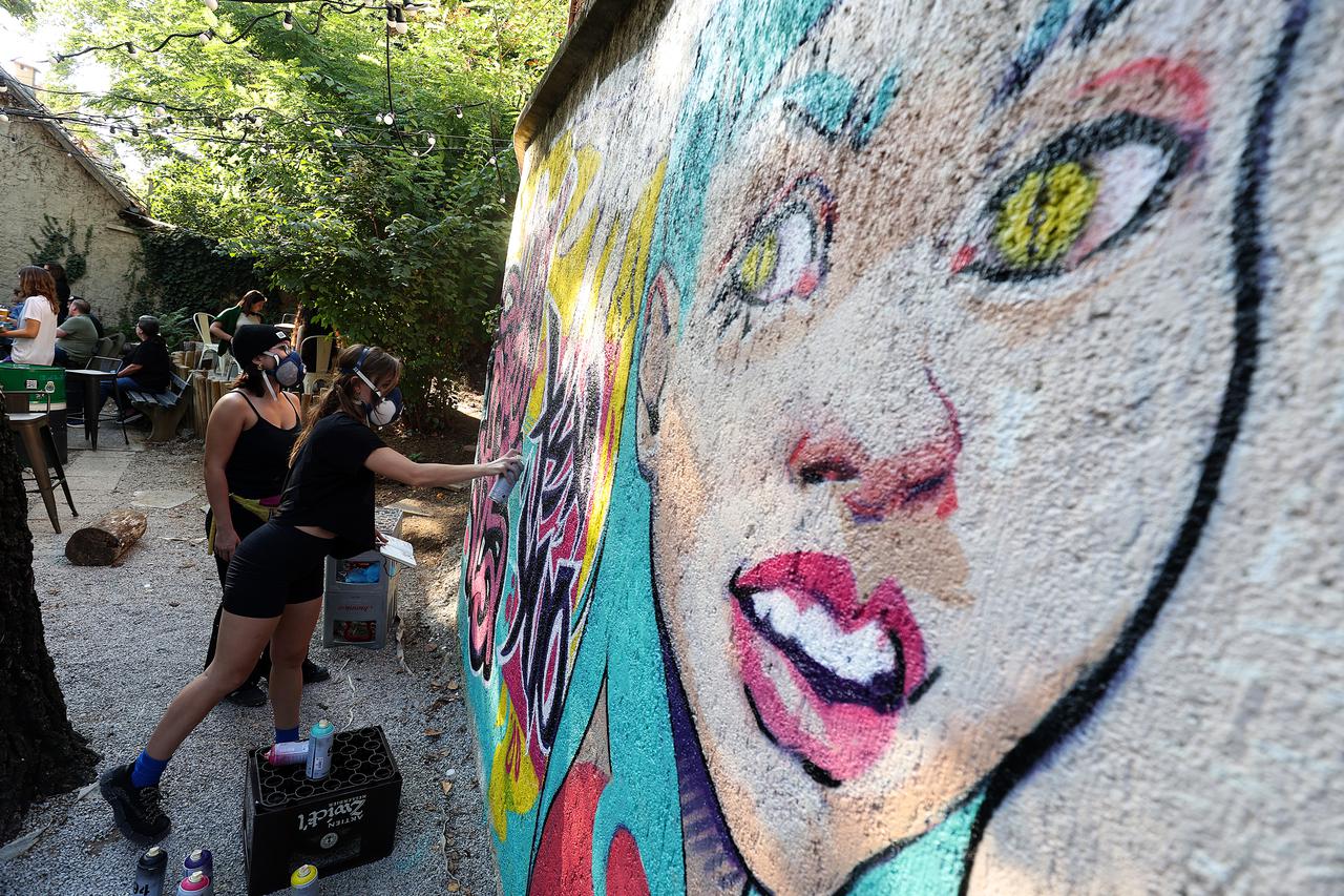 Zagreb: U sklopu Zagreb Street Art Festivala, održana je radionica ulične umjetnosti za djecu i mlade