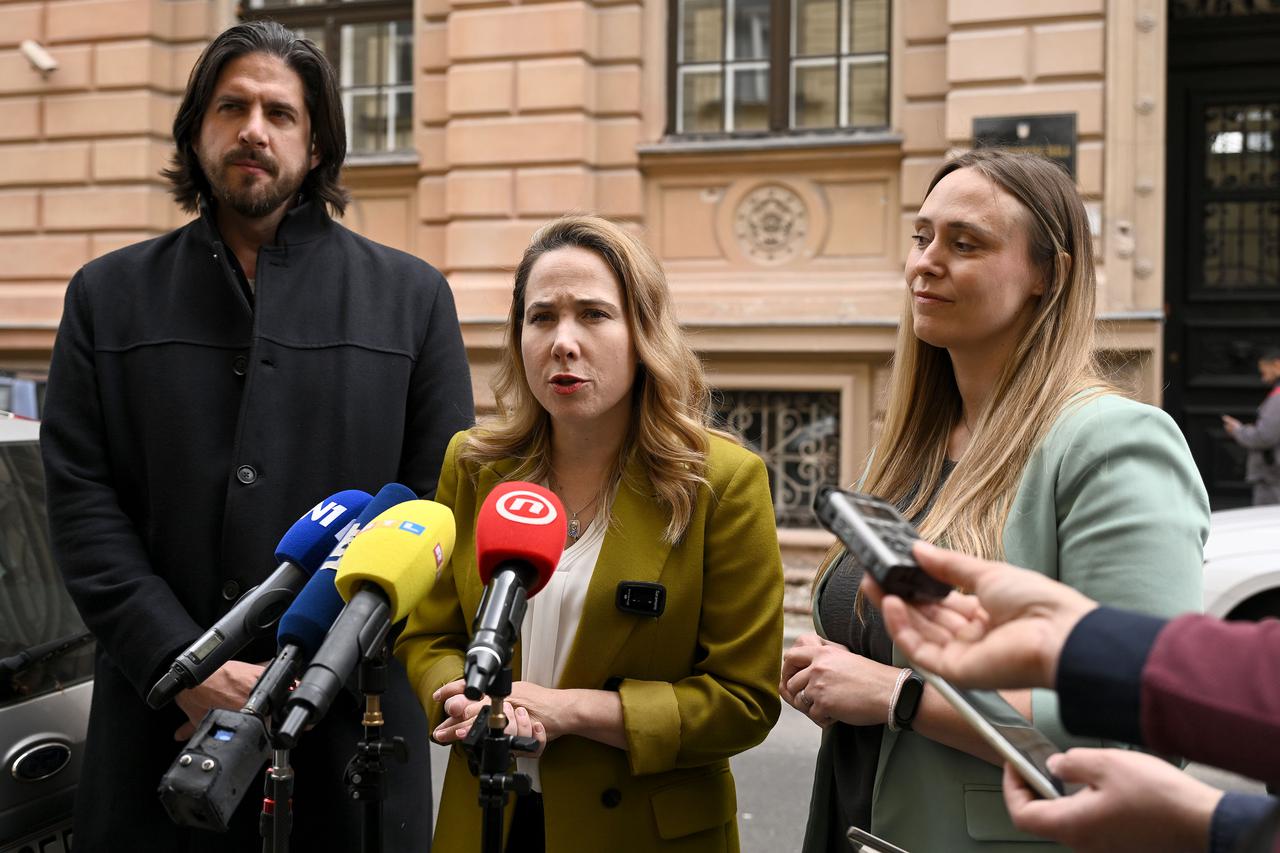 Zagreb: Marija Selak Raspudić održala je konferenciju za medije 