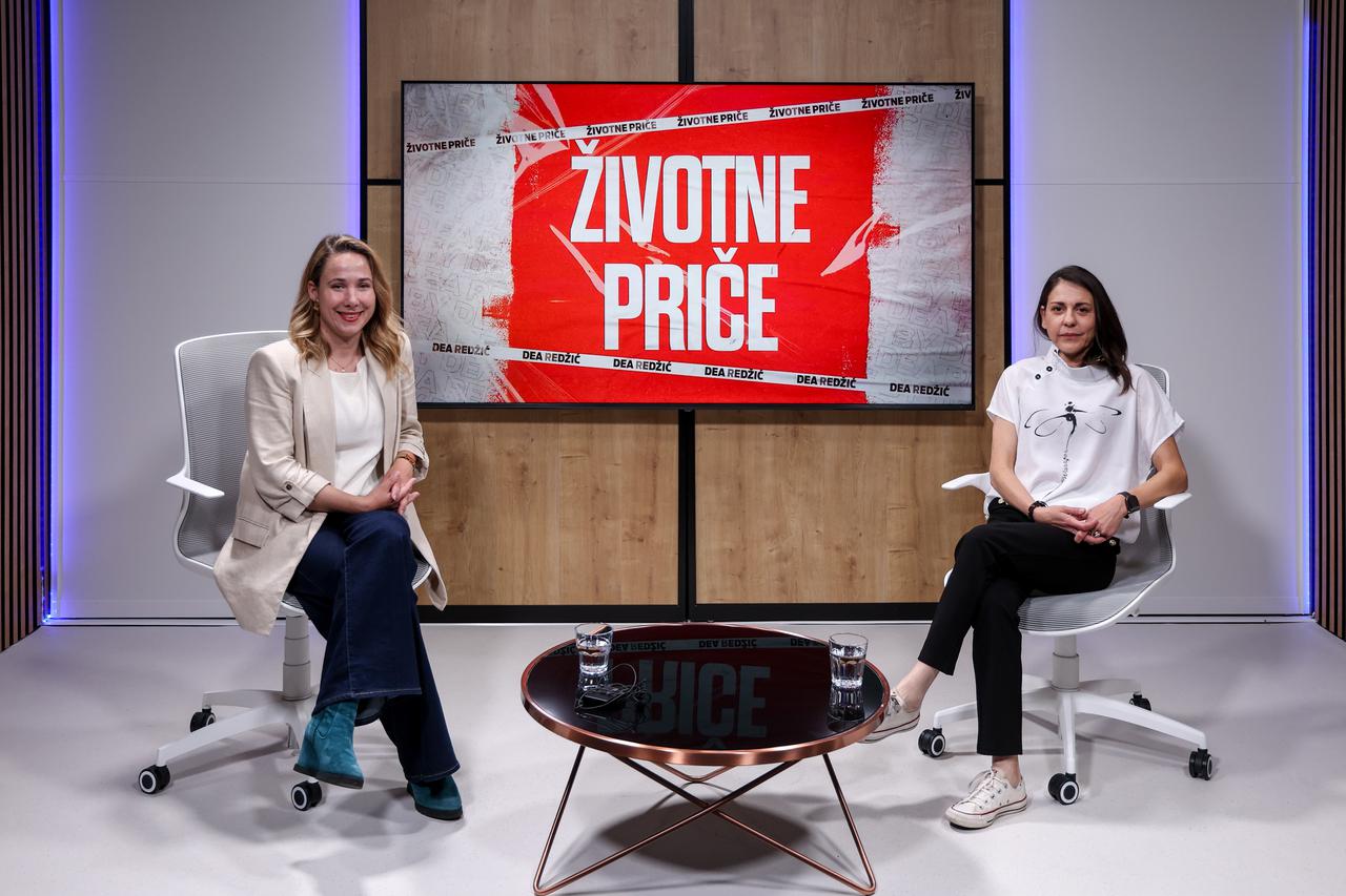 Zagreb: Marija Selak Raspudić na snimanju emisije Životne priče 