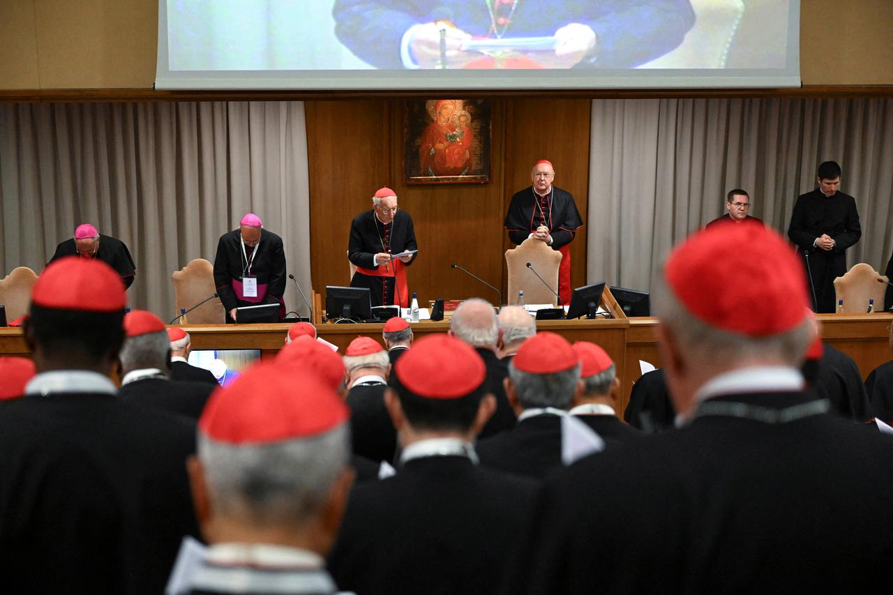 Cardinals hold general congregation meetings at the Vatican