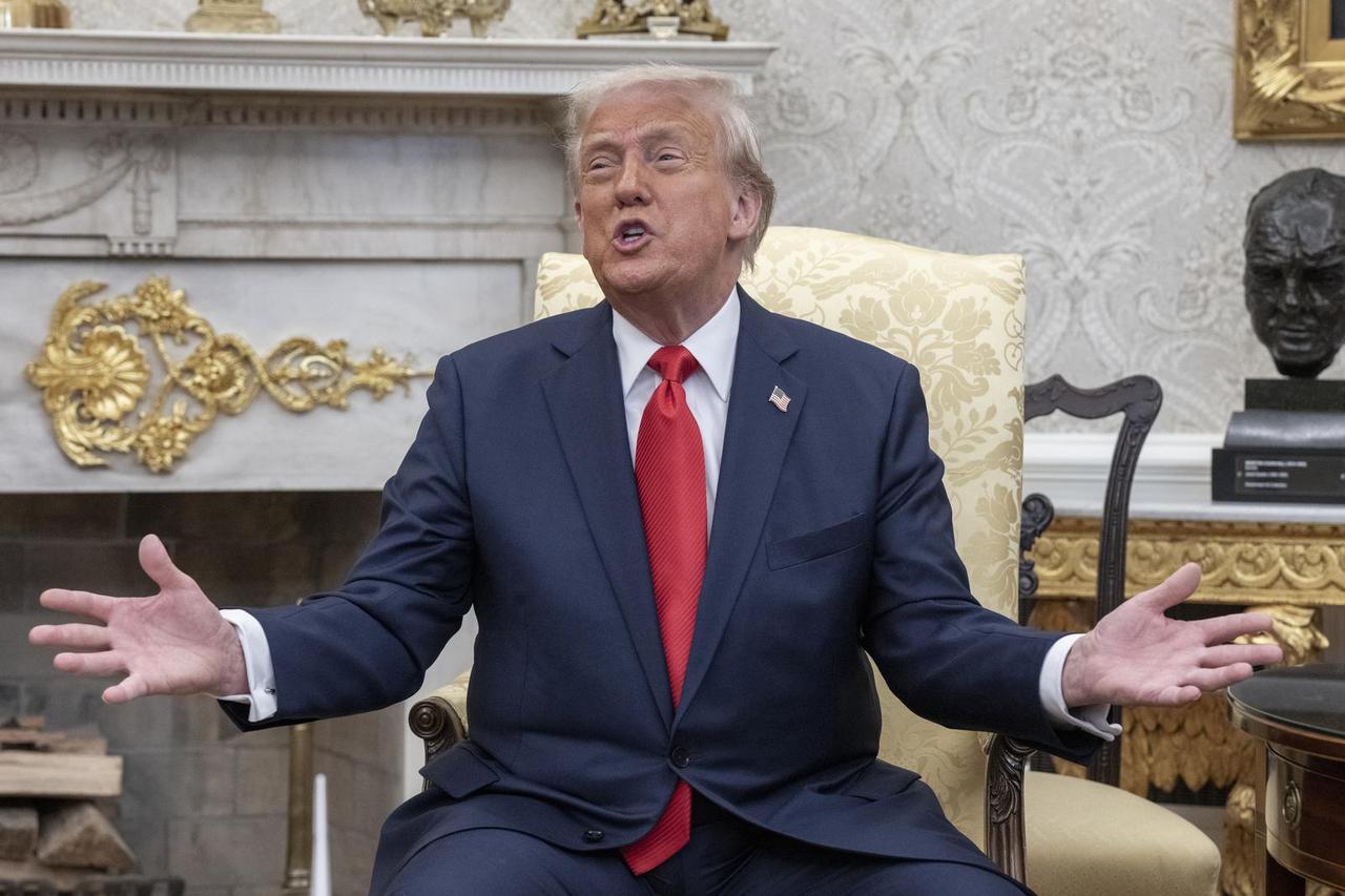 U.S. President Donald Trump meets with El Salvador President Nayib Bukele