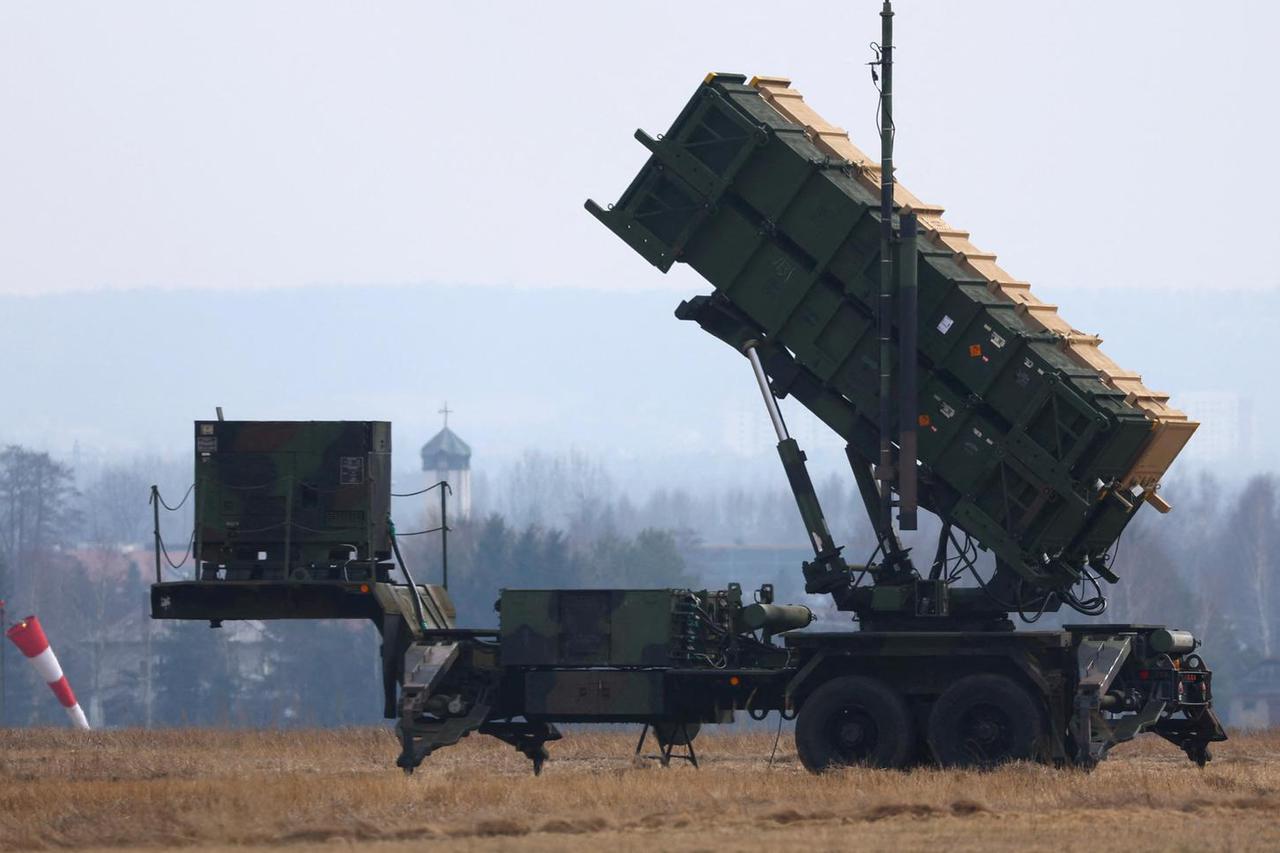 FILE PHOTO: A U.S. Army MIM-104 Patriot system launcher is pictured at Rzeszow-Jasionka airport